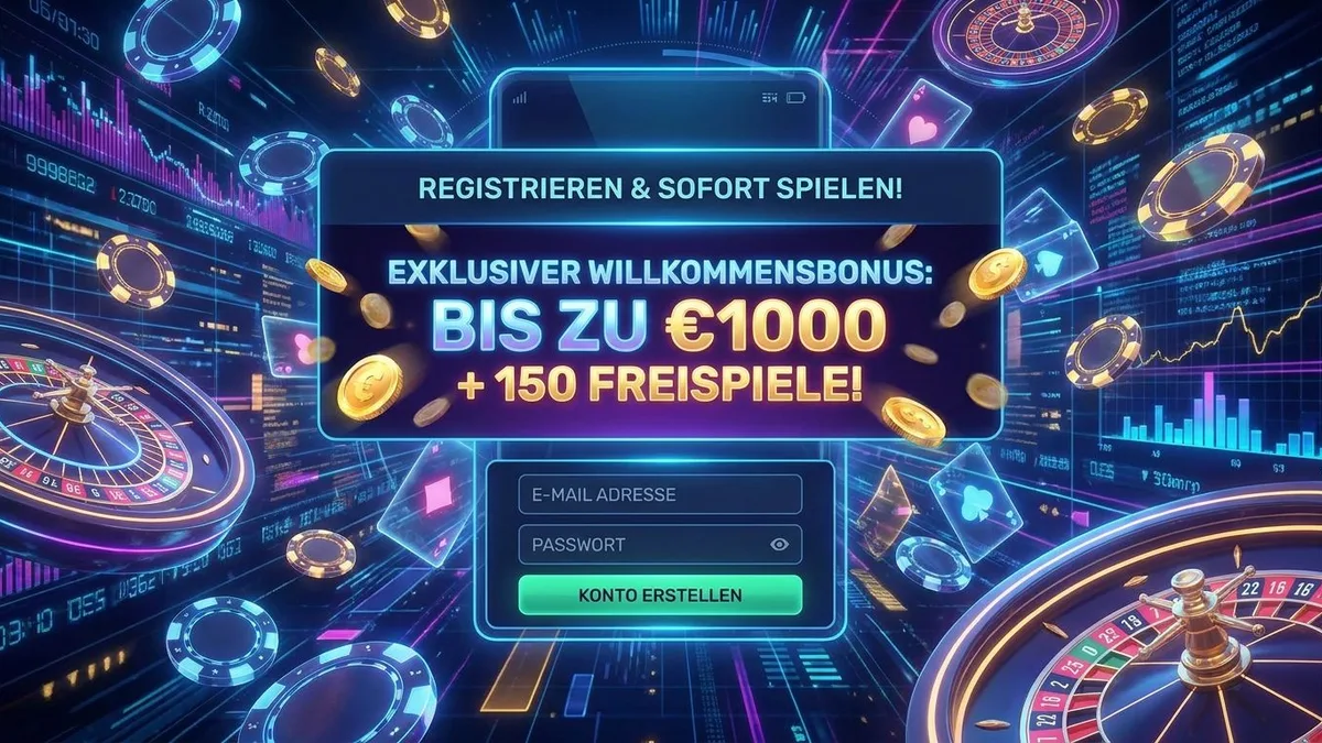 Registrierung mit Bonus